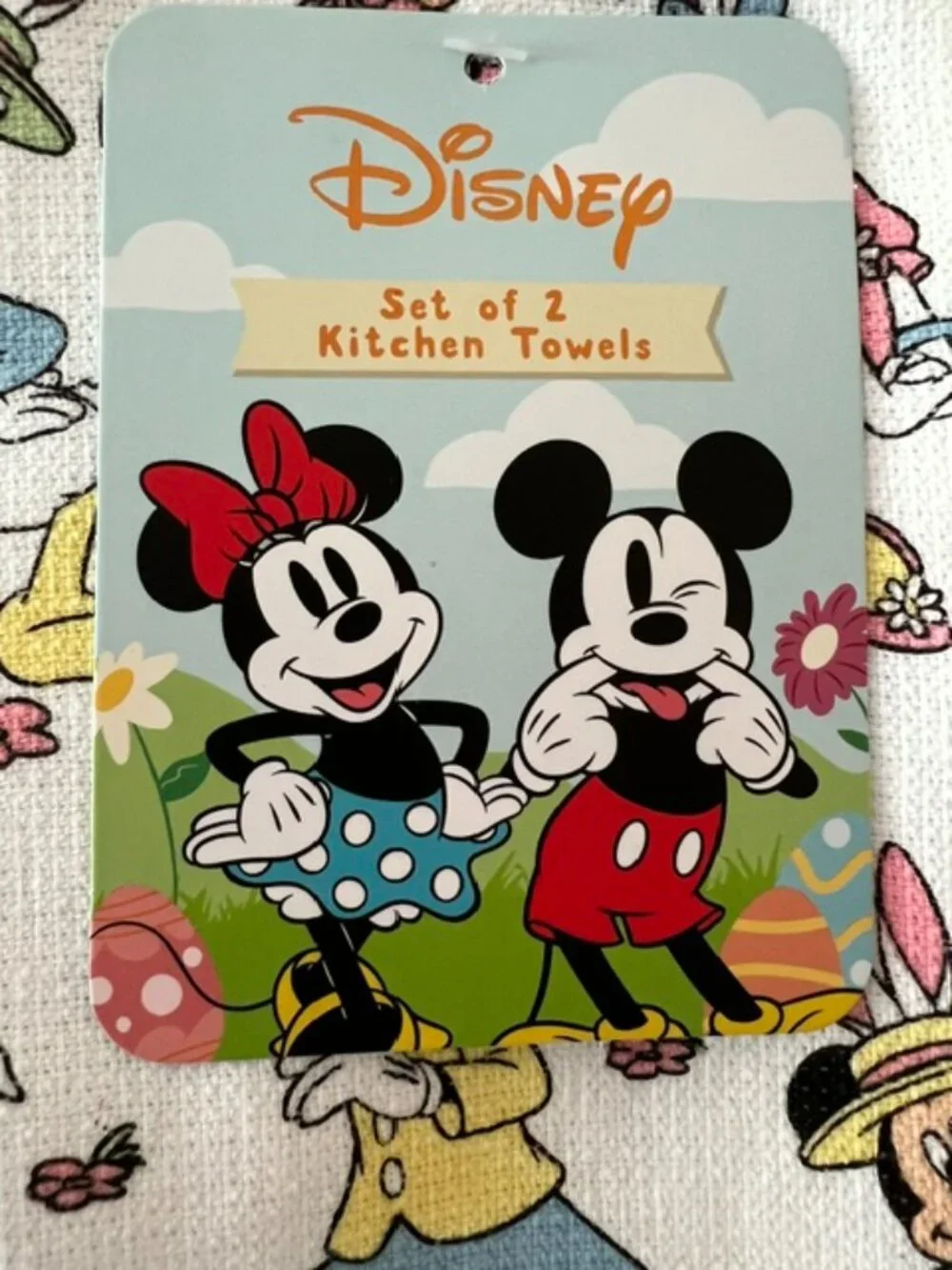 MICKEY MOUSE & FRIENDS EASTER KITCHEN TOWELS